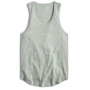 J. Crew Women's Longline Layering in Textured Slub racerback Tank Top Size M Nwt